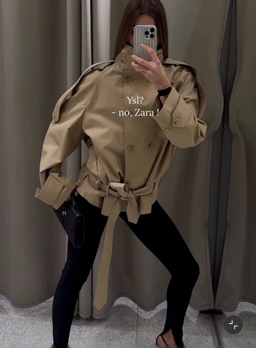 Zara donna ss26 beige corto - ss26,