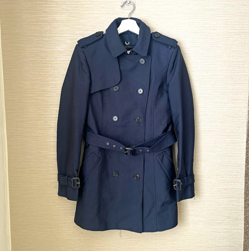 Trench donna zara blu navy - trench,