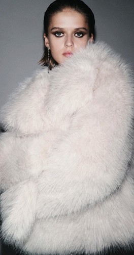 Cappotto corto pelliccia - cappotto,