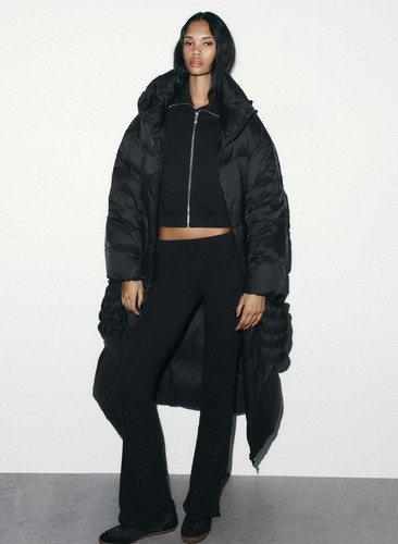 Zara puffer anorak con
