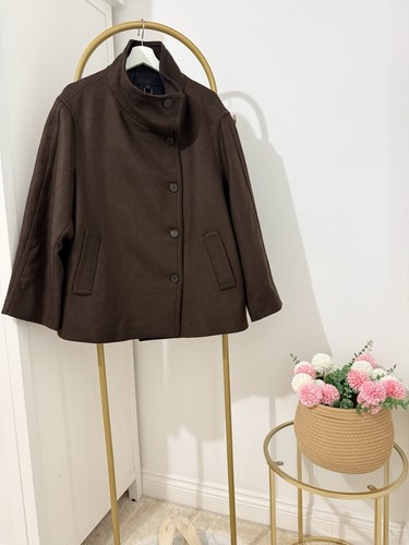 Giacca cappotto corto misto