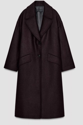 Cappotto zara bordeaux - cappotto,