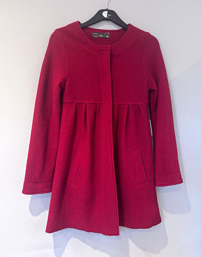Zara cappotto donna rosso - zara,