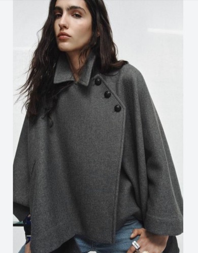 Cappotto donna zara grigio - cappotto,
