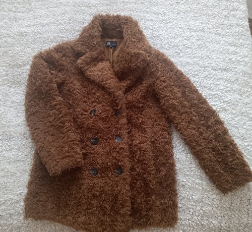 Zara trf marrone ecopelliccia - zara,