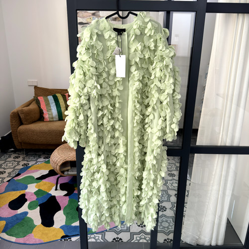 Zara cappotto lungo petalo - zara,