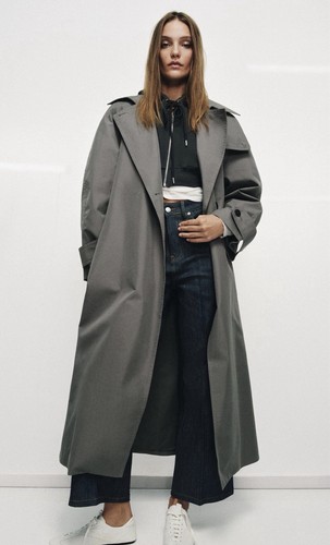 Trench coat oversize con - oversize,